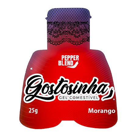 Gostosinha Ice Morango 25g Gel Comestível Para Oral Pepper Blend