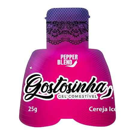 Gostosinha Ice Cereja 25g Gel Comestível Para Oral Pepper Blend