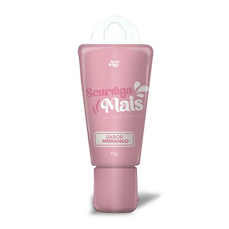 Scurrega Mais Morango 15g Gel Super Deslizante Comestível Pepper Blend
