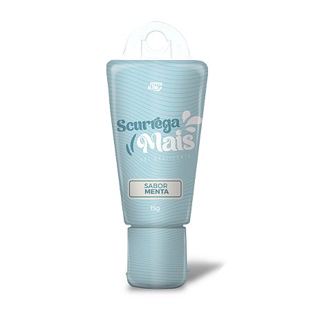 Scurrega Mais Menta 15g Gel Super Deslizante Comestível Pepper Blend