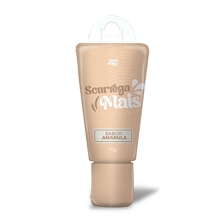 Scurrega Mais Amarula 15g Gel Super Deslizante Comestível Pepper Blend