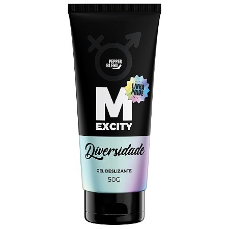 M Excity Diversidade 50g Gel de Massagem e Lubrificante Íntimo Pepper Blend  (VAL. 05/26)
