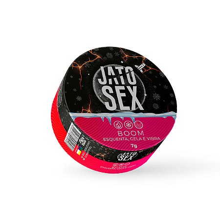 Jato Sex Boom Esquenta, Gela e Vibra 7g Gel Excitante Extra Forte Pepper Blend