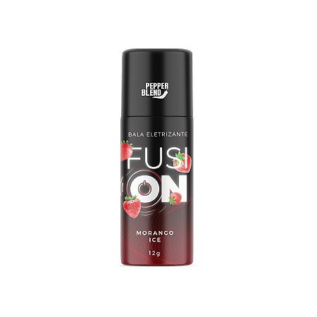 Fusion Morango Ice Eletrizante 12g Vibrador Líquido Gela Pepper Blend