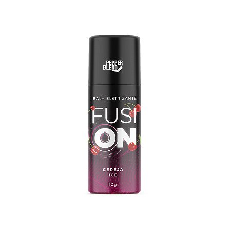 Fusion Cereja Ice Eletrizante 12g Vibrador Líquido Gela Pepper Blend