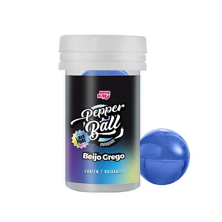Pepper Ball Meu Bum-Bum Beijo Grego 2un Bolinha Explosiva Pepper Blend