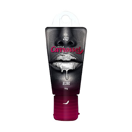 Carrossel Glitter Beijinho 18g Gel Lubrificante Comestível Pepper Blend