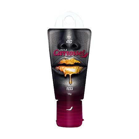 Carrossel Glitter Paçoca 18g Gel Lubrificante Comestível Pepper Blend