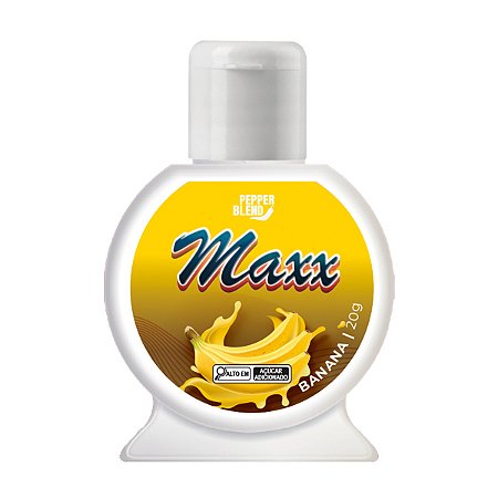 Maxx Banana 20g Gel Comestível para Oral Pepper Blend