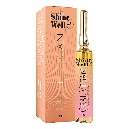 Oral Vegan Com Colágeno Intensificador do Prazer Oral Calda Caramelo Salgado Shine Well  10g Pepper Blend (VAL. 02/26)