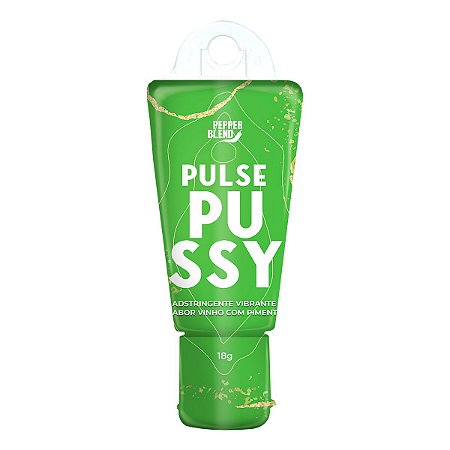 Pulse Pussy 18g Linha Direta Gel Super Adstringente Vibrante Comestível Pepper Blend