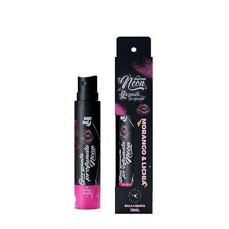 Garganta Profunda Neon Morango com Lichia 18ml Efeito Imediato Pepper Blend