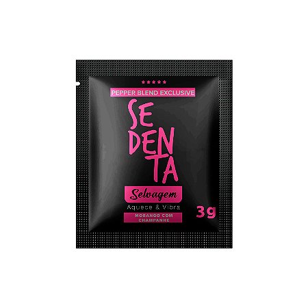 Sachê Sedenta Por Selvagem 3g Facilitador de Orgasmo Pepper Blend
