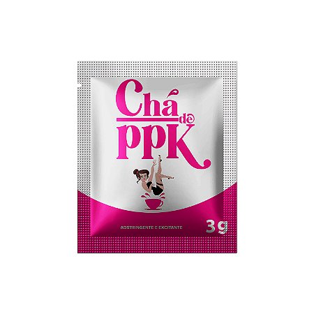 Sachê Chá de PPK Gel Super Adstringente Excitante e Comestível 3g Pepper Blend