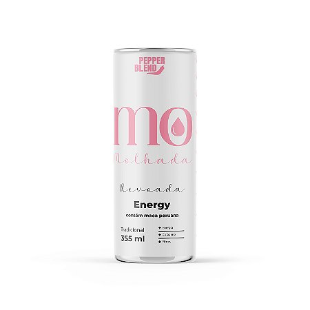 Energético Estimulante Revoada com Maca Peruana Linha MO Molhada 355ml Pepper Blend