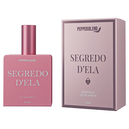 Perfume Feminino Segredo D'ela Eau de Parfum 25ml - Pepper Blend