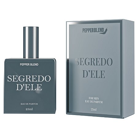 Perfume Masculino Segredo D'ele Eau de Parfum Amadeirado 25ml - Pepper Blend
