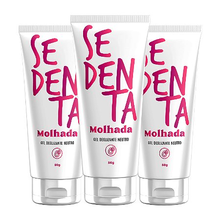 Kit Sedenta Molhada 50g Gel Deslizante Neutro Pepper Blend