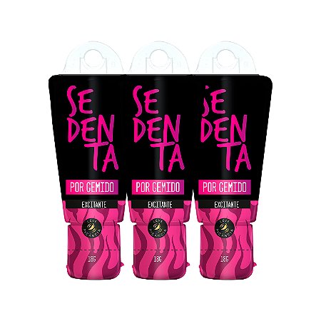 Kit Sedenta por Gemido 18g Excitante Leve Picância Pepper Blend