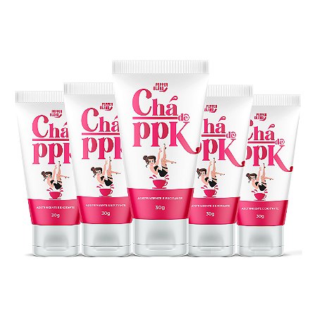 Kit Chá de PPK Gel Super Adstringente Excitante e Comestível 30g Pepper Blend