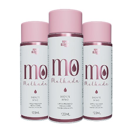 Kit Sabonete Feminino Íntimo Copaíba e Barbatimão Molhada 120ml Pepper Blend