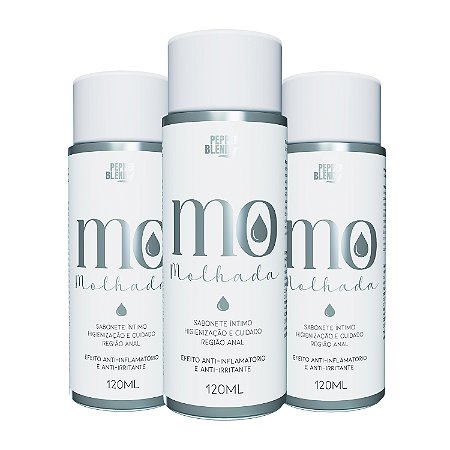 Kit Sabonete Íntimo Região Anal Mo Molhada 120ml Pepper Blend