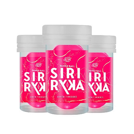 Kit Pepper Ball Siriryca Bolinha Explosiva Esquenta e Gela Pepper Blend