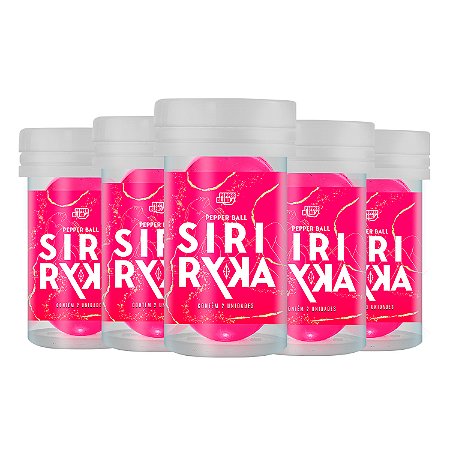 Kit Pepper Ball Siriryca Bolinha Explosiva Esquenta e Gela Pepper Blend