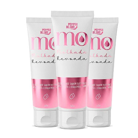 Kit Gel Excitante Revoada Jambu Suga, Vibra e Esquenta Tutti Frutti 50g - Pepper Blend