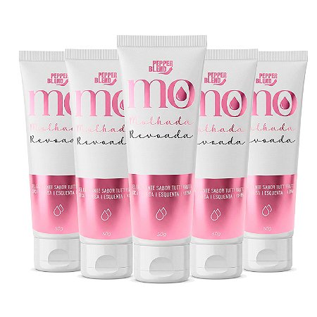 Kit Gel Excitante Revoada Jambu Suga, Vibra e Esquenta Tutti Frutti 50g - Pepper Blend