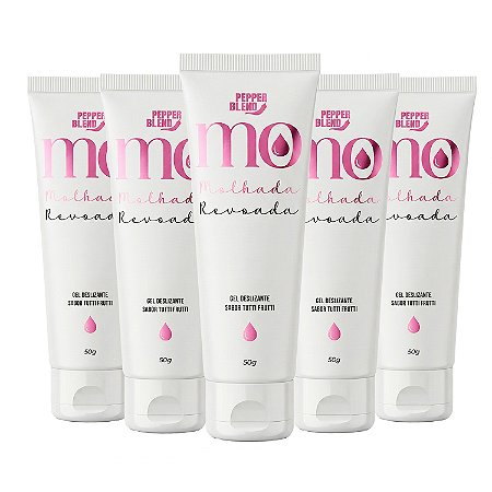Kit Gel Deslizante Íntimo Revoada Molhada Sabor Tutti Frutti 50g - Pepper Blend
