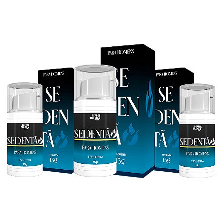 Kit Sedentão Intensificador Masculino 15g Pepper Blend (VAL. 12/26)