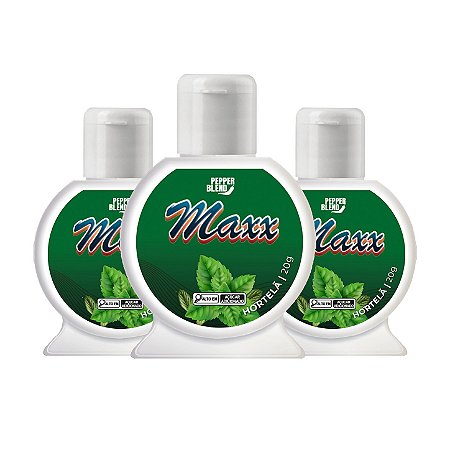 Kit Maxx Hortelã 20g Gel Comestível Para Oral Pepper Blend (VAL. 05/27)