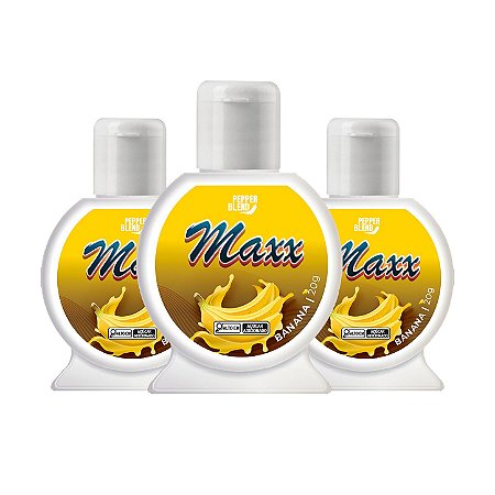 Kit Maxx Banana 20g Gel Comestível para Oral Pepper Blend (VAL. 12/26)