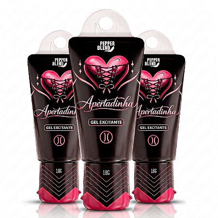 Kit Gel Apertadinha 18g Adstringente Excitante Pepper Blend