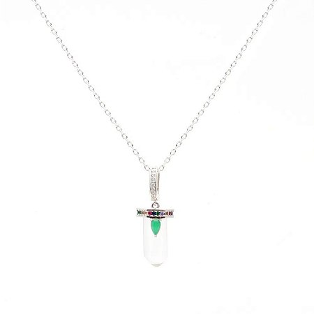 COLAR PINGENTE CRISTAL