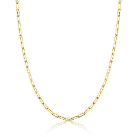 CORRENTE COM ELOS CARTIER DOURADO 60CM