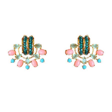 BRINCO TROIA CORAL TURQUESA
