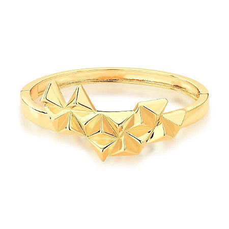 BRACELETE SPIKE BANHADO A OURO SM