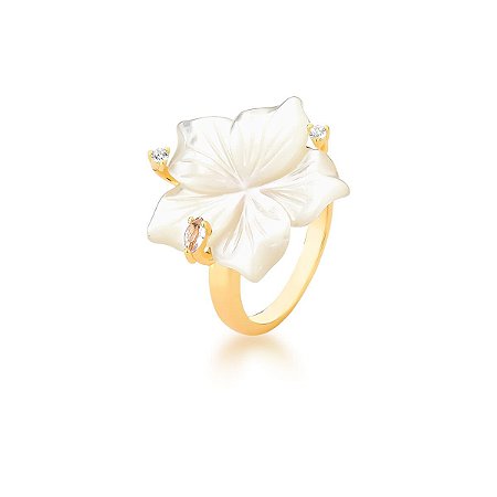 ANEL FLOR MADREPEROLA SM