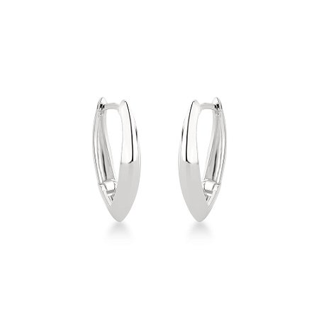 BRINCO ARGOLA MODERN FINE M RODIO BRANCO SM
