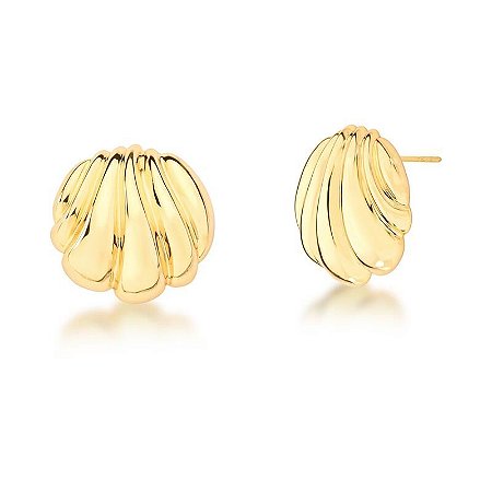 BRINCO CONCHA CROISSANT OURO SM
