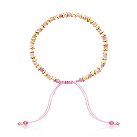 PULSEIRA AJUSTAVEL TURMALINA ROSA SM