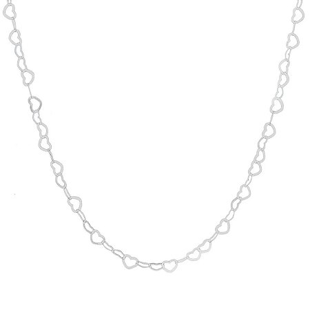 COLAR ELO CORAÇÃO 60CM