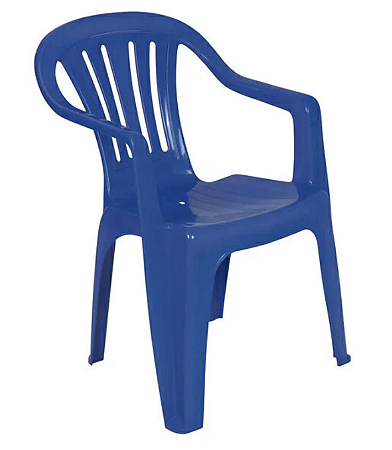 Cadeira com Braço Poltrona Plástica MOR