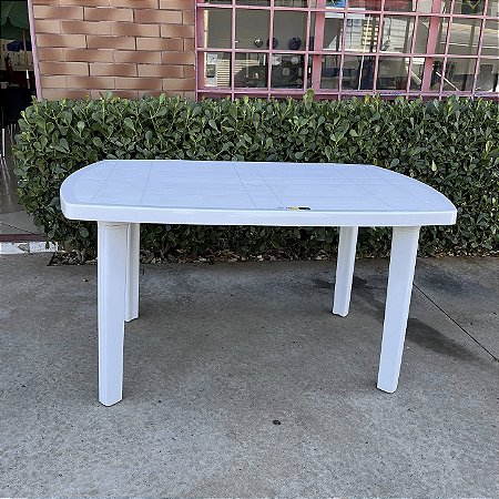 Mesa Retangular Plástica