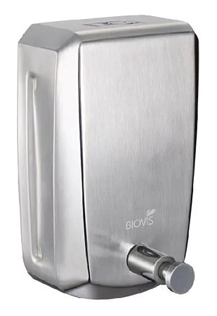 Dispenser Inox escovado de Parede para Álcool Gel ou Sabonete