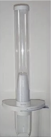 Dispenser Plástico de Parede 01 Tubo Free Cup