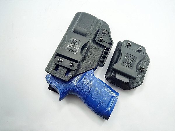 Coldre + porta carregador Sig Sauer P320 compacta - Destro