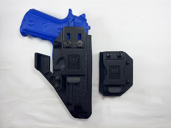 Coldre + porta carregador Taurus PT 100, 92 e 59 - Destro
